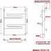 Полотенцесушитель Электрический Ника CURVE ЛZ 60/60 правый тэн хром 
