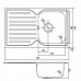 Кухонная мойка IDDIS 780*480, Strit S STR78SDi77 Кухонная мойка IDDIS 780*480, Strit S STR78SDi77