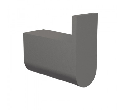 Крючок для ванной комнаты Knotlor RH102GM оружейная сталь матовый 