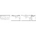 Раковина ISVEA SistemaX 10SX50121 ультратонкая 121см с отверстием под смеситель цвет белая 10SX50121 