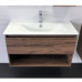 Тумба-умывальник Comforty Бордо-90 дуб темно-коричневый с раковиной Quadro 90 00-00006671 