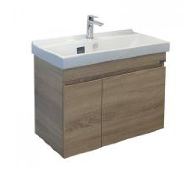 Тумба-умывальник Comforty Тромсе-80 дуб сонома с раковиной Fest 80 F01 00004142219 