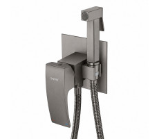 Гигиенический душ со смесителем GAPPO G7207-9, оружейная сталь 