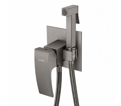 Гигиенический душ со смесителем GAPPO G7207-9, оружейная сталь Гигиенический душ со смесителем GAPPO G7207-9, оружейная сталь