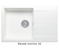 Кухонная мойка POLYGRAN Gals-760 GALS-760 №36 Белый Хлопок белый 