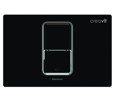 Кнопка для инсталляции сенсорная черная (от батарейки) CREAVIT FP8002.02 Белый