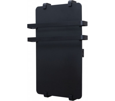 Полотенцесушитель электрический Allen Brau Infinity 100x44 с рейлингом 2.0, черный матовый Полотенцесушитель электрический Allen Brau Infinity 100x44 с рейлингом 2.0, черный матовый