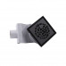 Душевой трап PLUMBERIA SELECTION PS STONES PSS13NO, черный матовый 
