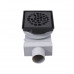 Душевой трап PLUMBERIA SELECTION PS STONES PSS13NO, черный матовый 