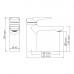 Смеситель для раковины WasserKRAFT Glan 6600 6603 черный матовый 