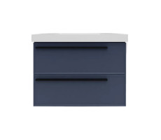 Тумба под раковину подвесная La Fenice Elba TWIN FNC-01-ELB-BG-90-2, синяя  Тумба под раковину подвесная La Fenice Elba TWIN FNC-01-ELB-BG-90-2, синяя