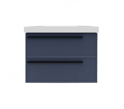 Тумба под раковину подвесная La Fenice Elba TWIN FNC-01-ELB-BG-90-2, синяя  Тумба под раковину подвесная La Fenice Elba TWIN FNC-01-ELB-BG-90-2, синяя