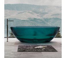 Прозрачная ванна ABBER Kristall AT9702Aquamarin бирюзовая Прозрачная ванна ABBER Kristall AT9702Aquamarin бирюзовая