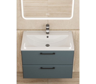Тумба с раковиной для ванной 70 см, Uperwood Foster NEW, серый графит KFosterNEW70g Тумба с раковиной для ванной 70 см, Uperwood Foster NEW, серый графит KFosterNEW70g