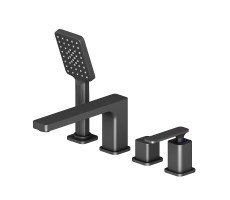 Смеситель для ванны и душа, врезной Timo Torne 4330/03Y черный 