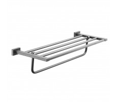 Полка для полотенец Shevanik SG5608T, оружейная сталь
