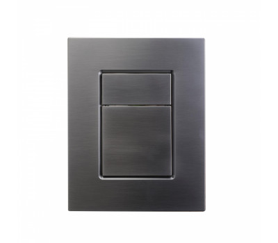 Кнопка смыва для инсталляции пневматическая WONZON & WOGHAND, Темный графит WW-IB256-BGM 