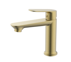 Смеситель Splenka для умывальника S41.10.03 золотой сатин Смеситель Splenka для умывальника S41.10.03 золотой сатин