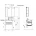 Тумба с раковиной Aquanet Алвита new 60 2 ящ. цв. серый (274127) 