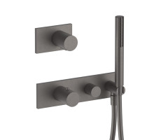 Смеситель для душа термостат Fantini Milano 31 P5 4712B Gun metal 