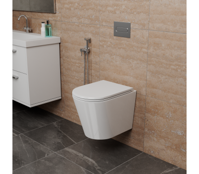 Унитаз подвесной безободковый DK Venice DT1026016 белый 