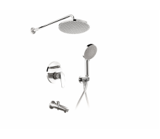 Душевая система скрытого монтажа ESKO Set_7in1 хром 