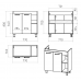 Тумба под раковину Misty Крафт 80 П-Кра-07080-011 