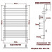 Полотенцесушитель Электрический Ника BAMBOO ЛБ-1 100/60 правый тэн хром 