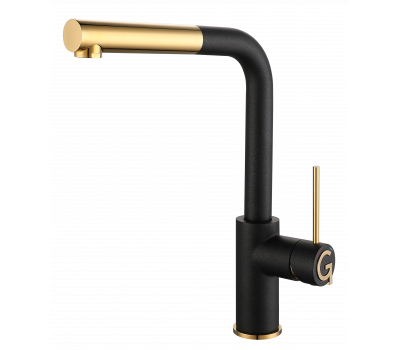 Смеситель для кухни Rivelato Albano Г-обр.с выдвижной лейкой D-35ммoro 1573503 antracite oro Смеситель для кухни Rivelato Albano Г-обр.с выдвижной лейкой D-35ммoro 1573503 antracite oro