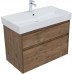 Тумба с раковиной Aquanet Nova Lite 85 2 ящ. (SLIM SYNERGY) цв.дуб рустикальный 00274180 Тумба с раковиной Aquanet Nova Lite 85 2 ящ. (SLIM SYNERGY) цв.дуб рустикальный 00274180