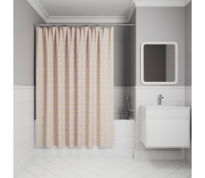 Штора для ванной IDDIS Base 200x240 см, Полиэстер, розовый BG01P24i11 