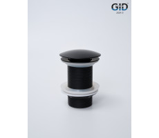 Донный клапан Gid без перелива G-55BM 76602K черный матовый Донный клапан Gid без перелива G-55BM 76602K черный матовый