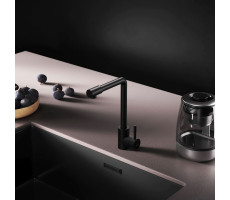 Смеситель для кухни с L-изливом, черный AM.PM X-Joy S F85B05022 Черный Смеситель для кухни с L-изливом, черный AM.PM X-Joy S F85B05022 Черный