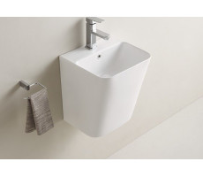 Раковина Cerama Lux 38 500QMW Белая матовая Раковина Cerama Lux 38 500QMW Белая матовая