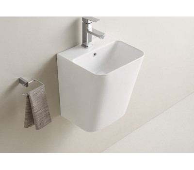 Раковина Cerama Lux 38 500QMW Белая матовая Раковина Cerama Lux 38 500QMW Белая матовая