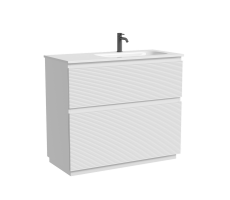 Тумба напольная SANCOS Folk Floor правая 995х445х850, c двумя ящиками оснащенными доводчиками, Bianco, арт.FL100FRW Тумба напольная SANCOS Folk Floor правая 995х445х850, c двумя ящиками оснащенными доводчиками, Bianco, арт.FL100FRW