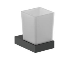 Стаканчик для зубных щеток Corinto черный 16931.N NOFER 16931.N 