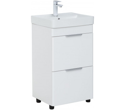Тумба с раковиной Aquanet Ирис new 50 (Ирис Т) напольная 2 ящ. цв.белый глянец 00367334 Тумба с раковиной Aquanet Ирис new 50 (Ирис Т) напольная 2 ящ. цв.белый глянец 00367334