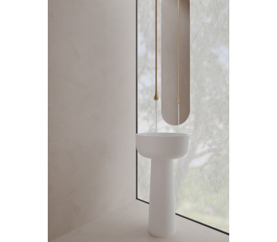 Раковина отдельностоящая ABBER Stein AS2553 белая матовая 