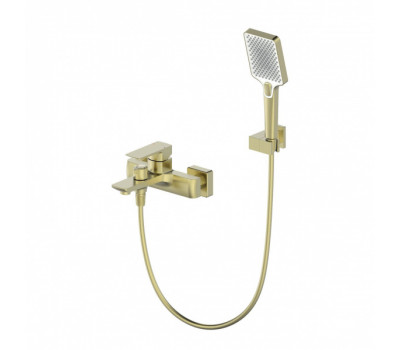 Смеситель для ванны с душем WONZON & WOGHAND, Брашированное золото WW-88639003A-BG  Смеситель для ванны с душем WONZON & WOGHAND, Брашированное золото WW-88639003A-BG