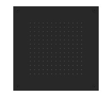 Верхний душ Graffio KINGS KI411NEO, черный