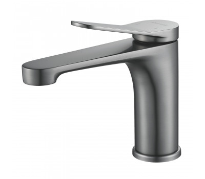 Смеситель для раковины Shevanik S6201T, оружейная сталь