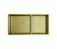 Мойка OMOIKIRI TAKI, размер 850*440*200, чаши-2, цвет-светлое золото 4997038 