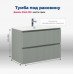 Тумба под раковину Aquanet Джейн (Flat) 100 мисти грин 