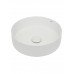 Раковина накладная круглая AQUAme AQM5012 белый матовый 