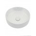 Раковина накладная круглая AQUAme AQM5012 белый матовый 