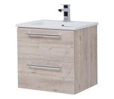 Тумба под раковину подвесная Dreja Gio 60 см, дуб кантри
