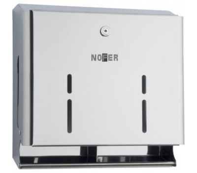 Диспенсер для туалетной бумаги на 4 рулона из нержавеющей стали глянцевой NOFER 05105.B 