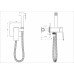 Смеситель с гигиеническим душем встраиваемый WONZON & WOGHAND DIAMOND, Брашированный никель WW-88829011-BN 