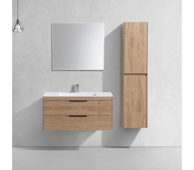 База под раковину Vincea Chiara 2D 1000 подвесная, 2 выкатных ящика soft-close, N.Oak 